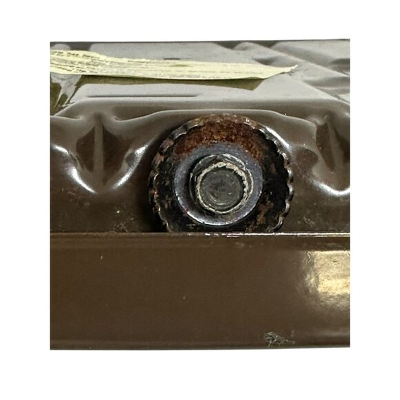 VTG Counselor Bathroom Scale 1960s Wicker Basket Weave Design MCM Retro 10"x9.5" - Picture 6 of 10